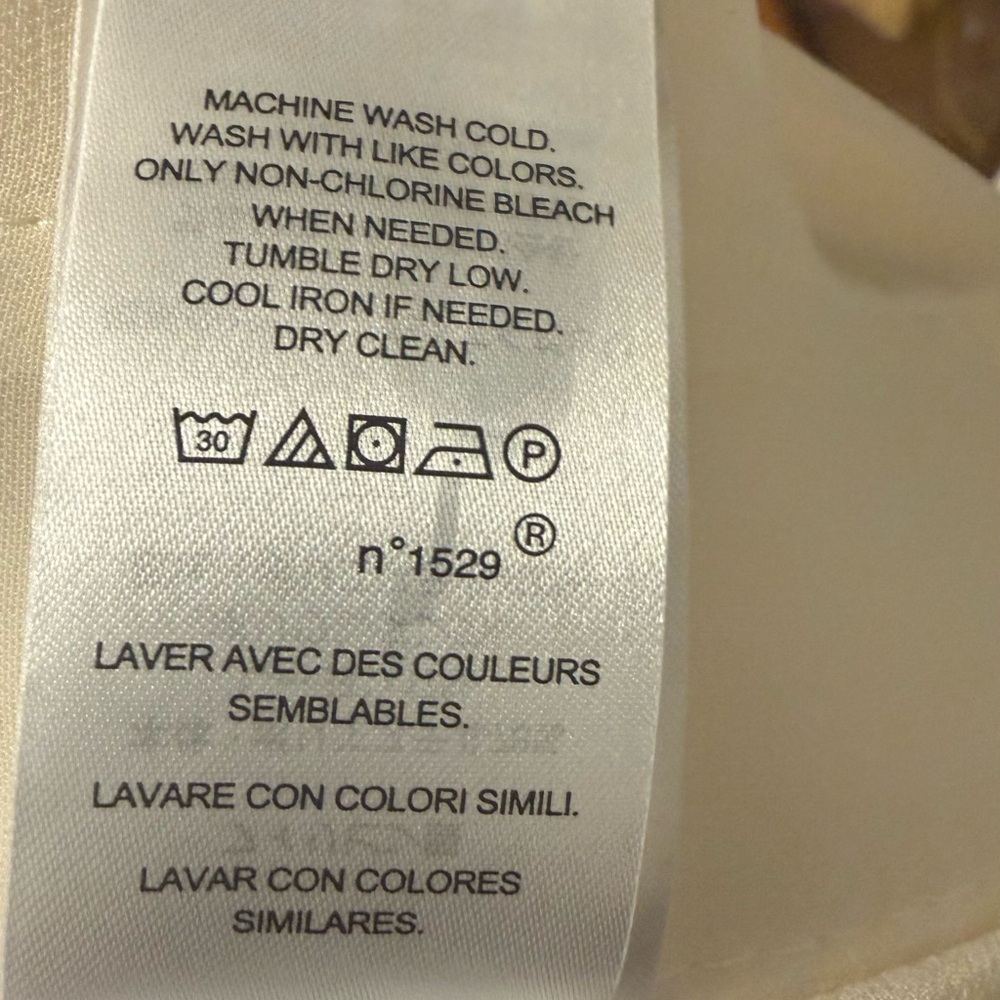 Black label Lauren by Ralph Lauren Cream Wide Leg Pants - Picture 8 of 9